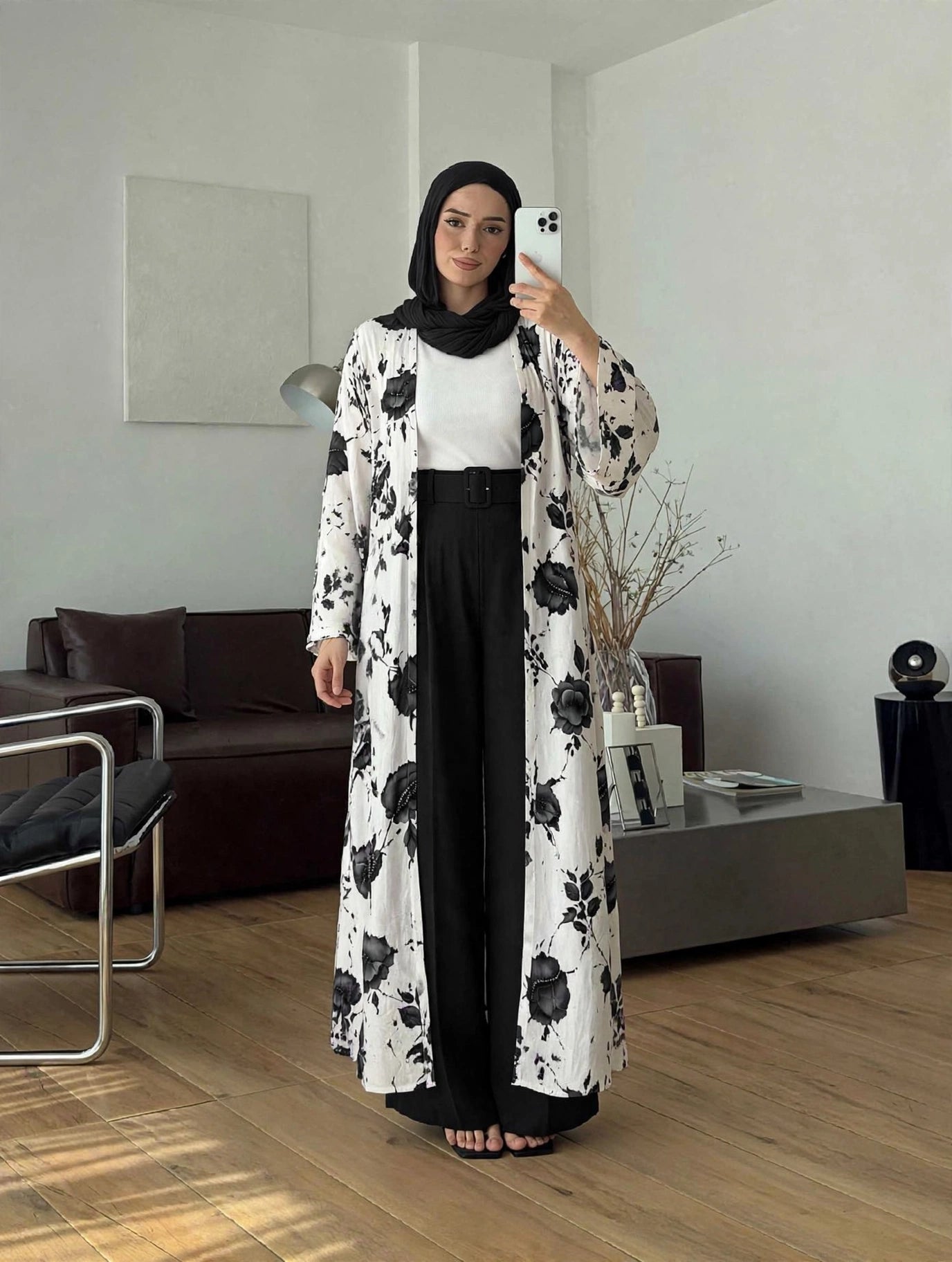طقم 3 قطع بحزام 088 — أسود