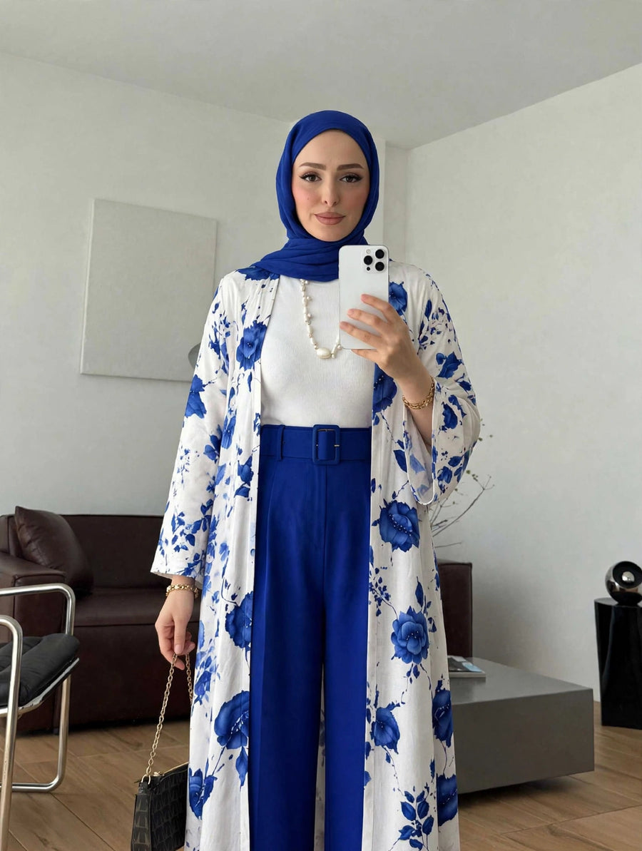 طقم 3 قطع بحزام 088 — لوك بوك — أزرق